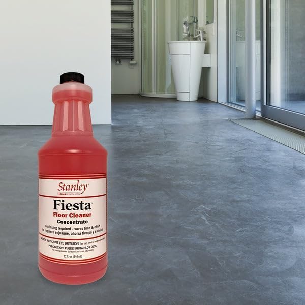 STANLEY HOME PRODUCTS Fiesta Floor Cleaner Liquid Concentrate - Eco Multisurface & Industrial Cleaning For Hardwood, Stone, Tile & Ceramic Floors (Pack of 2)