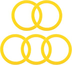 5 Pcs Flush Valve Seal for Kohler Toilets GP1059291 2475620 Upgraded Silicone Seal Kit Compatible with Kohler Canister Flush Valve Seal, Chemical Resistant, Parts for Toilets Tank Canister Gasket Kit