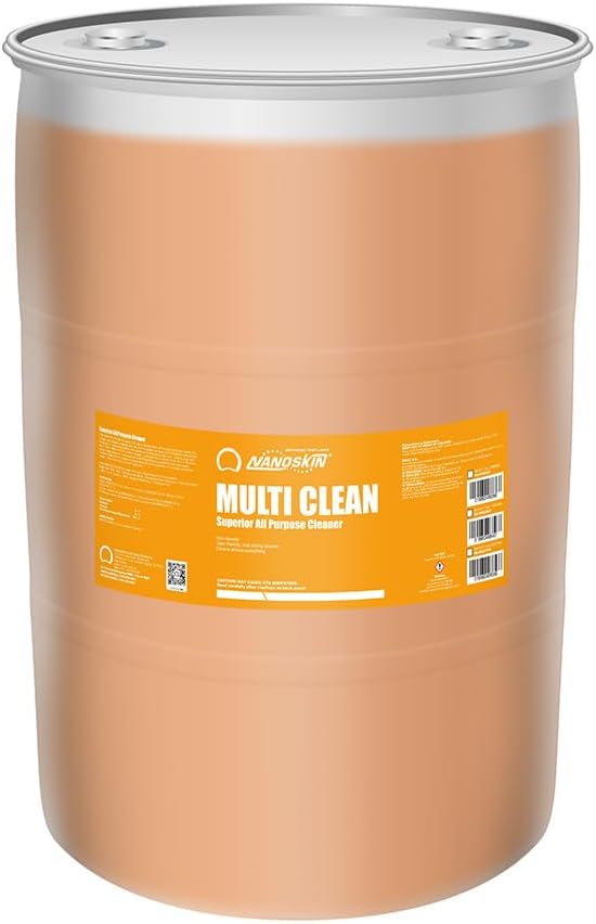 Nanoskin MULTI CLEAN All Purpose Concentrated Cleaner 30 Gallons –Removes Dirt, Grease & Stains on Counters, Carpet, Floors, Fabric, Equipment & Vehicles | Use with Sprayers, Scrubbers, Washers & More
