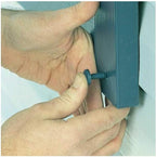 Window Shutters Panel Peg Lok Pin Pegs Screws Spikes 3 inch 48 Pack Fasteners (White) Exterior Vinyl Shutter Hardware Strongest Made in USA