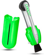 CarbonKlean Peeps Glasses Cleaner - for Eyeglasses, Reading Glasses, and More - Lens Cleaner with Carbon Microfiber Tech - Green Injected - 3 Pack