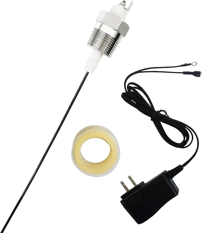 Powered Anode Rod for Water Heater Tank, Electric Anode Rod for Hot Water Heater, Electrical Titanium Anode Rod, Eliminates Rotten Egg Smell (Model B)