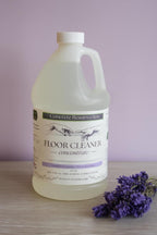 Clean Living Essentials Floor Cleaner – Multi-Surface, Non-Toxic, Plant-Based, pH Neutral, Family & Pet Friendly. Naturally scented for everyday clean. (Lavender + Mint)
