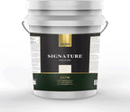 EVOLVE Signature Paint & Primer: Luxury Paint & Primer for Indoor & Outdoor Surfaces, Minimal Odor, Satin Sheen (Canvas White, 5 Gallon)