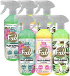 HOUSE OF FAB! Multi Surface Cleaner Spray, Fragranced Multi Use, All Purpose Cleaning Spray, All Purpose Cleaner, Effectively Cleans Surfaces, 25.4 FL OZ, 6 Pack, Sweet