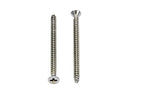 Bolt Dropper #4 x 1-1/4" Stainless Steel Flat Head Phillips Wood Screw, (100 pc), 18-8 (304) Stainless Steel Sheet Metal Screws - Type A Point, Plain Finish