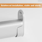 5FT Closet System with Drawers, 96 Inches Walk In Closet Organizer System with Shoe Rack, 3 Hanging Rods, Wall Mount Bedroom Wardrobe Clothes Garment Rack