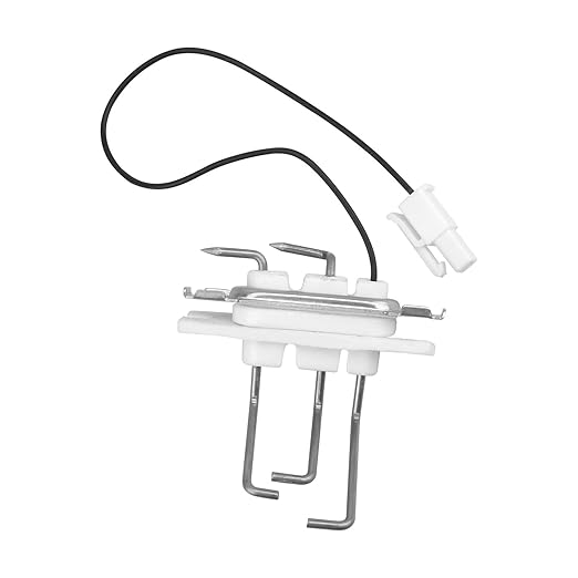 30004680A Flame Rod Assembly with Gasket,Boiler Replacement Parts for Navien Tankless Water Heater NP CC CH CR NCB NPE NR Series