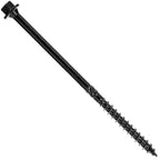 Jake Sales #14 X 5 Heavy Duty Black Timber/Log/Landscaping Wood Screws - Exterior Coated Heavy Duty Screws - 5 Pounds ~110 Screws