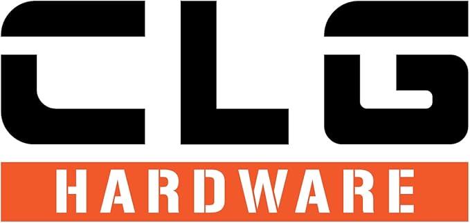 CLG HARDWARE Commercial Lever Door Lock - Heavy-Duty Locking Door Handle, Designer Door Handles, Cylindrical Lever Lock, Non-Handed Grade 2 Industrial Door Handle, 26D Satin Chrome, Passage/Closet