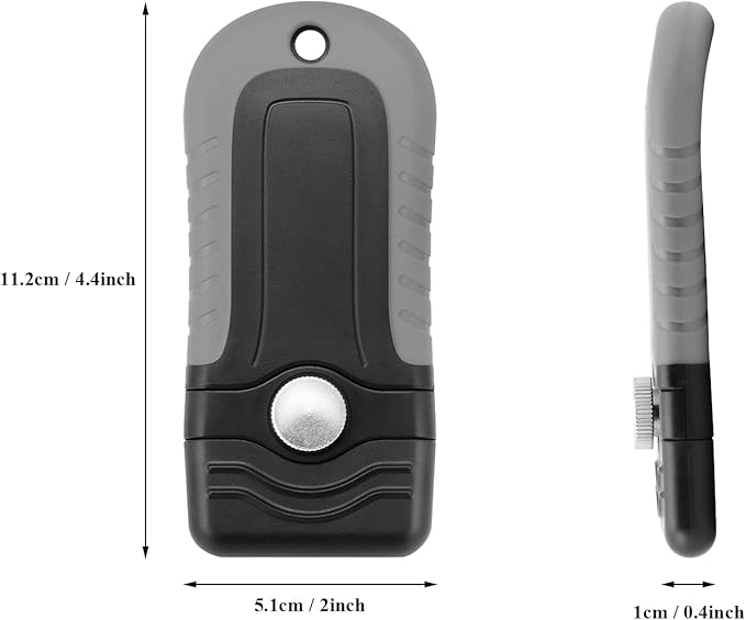 Gomake Razor Blade Scraper Tool with Blade Storage Container, Glass Cooktop Stove Scraper with 10PCS Stainless Steel Blades for Glass Clean,Paint,Old Label,Decal Sticker,Adhesive Remover-Grey