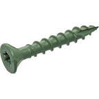 Grip-Rite L114ST1 PrimeGuard Plus #8 x 1-1/4" Wood to Wood Deck Screw, Green, 1lb Box