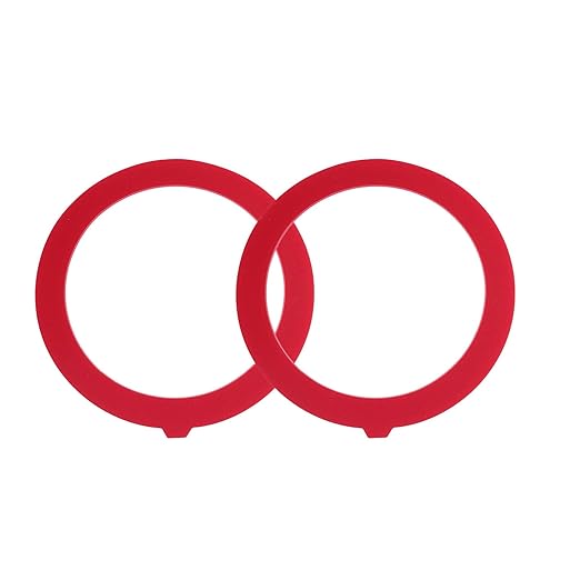 Flush Valve Seal for Kohler, Compatible Kohler Flush Valve Seal,Silicone Material Toilet Ring Seal GP1059291, Canister Flush Valve Toilet Tank Gasket, Toilet Tank Parts Gasket(2-Pack)