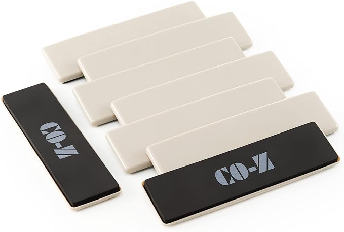 CO-Z Large Furniture Sliders - 8 Pack, 2 1/2" x 9" Rectangle Reusable Furniture Sliders for Carpet, Heavy-Duty Furniture Gliders Movers for Hardwood Floors, Plastic Moving Pads for Heavy Furniture