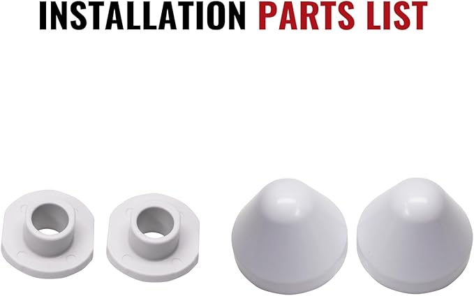 Wall Hung Toilet Tank Drain Pipe connection Set,Compatible with TOTO THU334#01 for WT151M/152M,Toilet Replacement Parts with Durable Plastic,Easy Installation