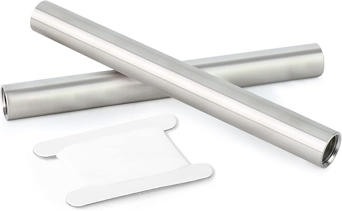 TAISHER 2PCS Stainless Steel Pipe Fittings, 3/4" NPT x 3/4" NPT Female Threaded, 10" Length Nipple Cast Pipe