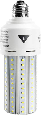 Mafuken 500W Equivalent LED Corn Light Bulb 7500 Lumen Led Bulbs 60W Super Bright 5000K Cool Daylight White E26/E27 Medium Base for Outdoor Indoor Workshop Garage Warehouse Factory Backyard… (A)