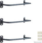 3-Rung Window Well Ladder, Heavy Duty Steel Basement Egress Ladder, Adjustable Wall Muonted Ladder for Home Safety, 700LBS