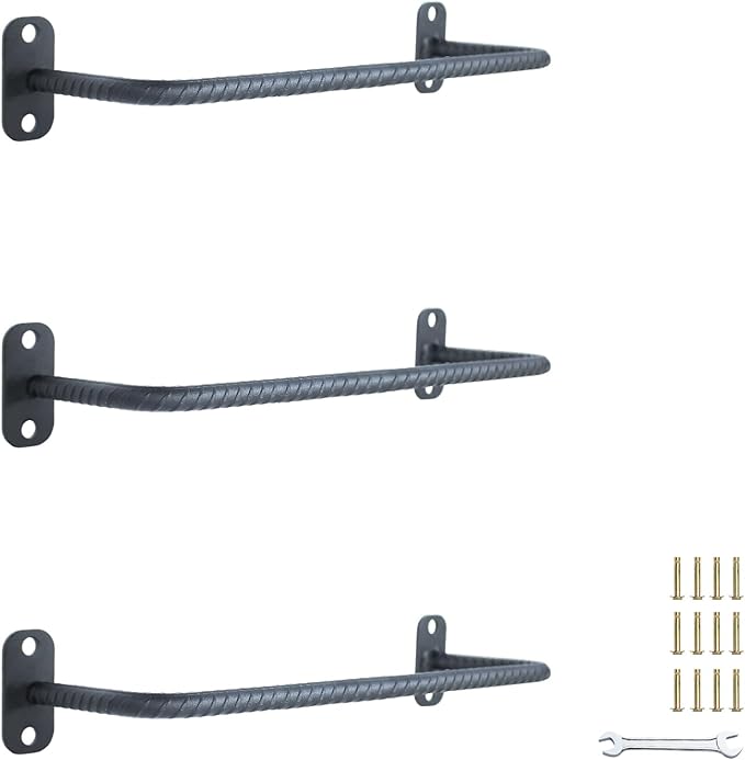 3-Rung Window Well Ladder, Heavy Duty Steel Basement Egress Ladder, Adjustable Wall Muonted Ladder for Home Safety, 700LBS