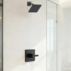 Replacement for Delta 13/14 Series Shower Trim Kit, Compatible with Delta R10000 Shower Faucet Set, Black Shower Head and Handle Set, Matte Black (Cartridge and Valve Not Included)