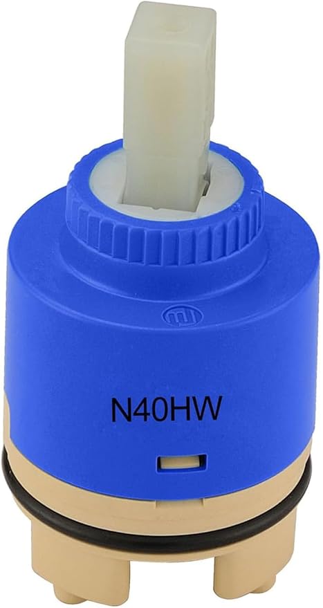 40mm Faucet Cartridge Certification Ceramic Tap Replacement Cartridge Mix Tap Inner Cartridge for Single Lever Faucet, Monobloc Bathroom or Kitchen Mixer Faucets