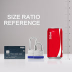 Lock Outdoor Padlocks, Key Lock, Padlocks with Same Key - Laminated Steel Keyed Padlocks with Normal Shackle, 12 Pack, for Hasp Latch, Sheds, Fences, Storage Locker, School, Gym