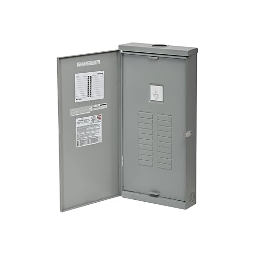 Leviton 20 Space Outdoor Load Center with 200A Main Circuit Breaker, LR220-BDD