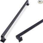 COTYKILEY 10 Pack 10 Inch(256mm) Oil Rubbed Bronze Cabinet Handles Kitchen Cabinet Pulls Cabinet Door Handles Kitchen Cabinet Hardware Cupboard Drawer Pulls Dresser Handles