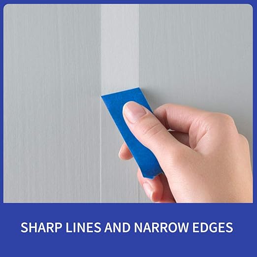 ADHES Blue Painters Tape Blue Tape Painting Tape for Walls,UV Anti,14 Days Clean Remove,1.41nch x 45yard,3Rolls
