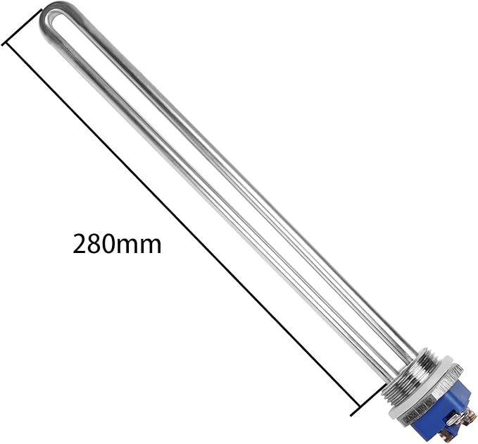 DERNORD 240V 4500W Water Heater Element Screw-in Heating Element High Watt Density （Pack of 2）