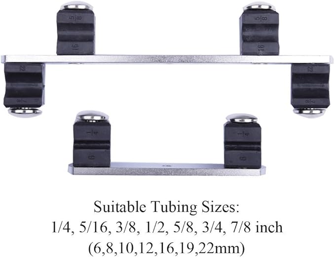 Tube Bender Kit Refrigeration Ratcheting Tubing benders Hand Tool 1/4 to 7/8 Inch Aluminium Alloy Replacement Head