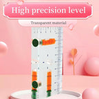 Transparent Rectangular high-Precision T-Shaped Level Integrated Small Household Magnetic Water Level (red, 95 * 51 * 13mm)