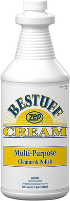Zep Bestuff Multi-Purpose Cleaner and Polish Cream- 32 Ounce (Case of 12)- 106601- Achieve an Effortless Clean and Ultimate Shine on Any Surface with Easy-To-Use Formula