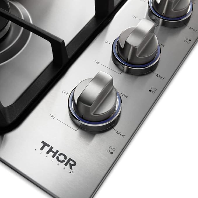 THOR Kitchen Professional 30-inch Cooktop/Rangetop in Stainless Steel - Model TGC3001