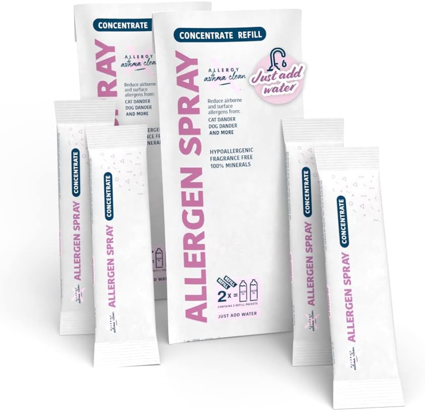 Allergen Spray Concentrate 4 Pack | Use Your Own Bottle | Over 128oz Total