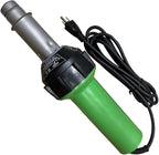 Hot Air Plastic Welder Welding Gun Plastic Repair Welder Kit, 2 Flat Welding Nozzles, 40mm Silicone Seam Roller and Brass Seam Roller