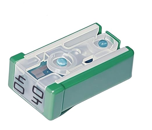 28 Pcs 15A 20A 25A 30A 40A 50A 60A 32V Mini Slotted Automotive MCASE Shaped Cartridge Fuse Kit