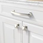 Asidrama 30 Pack 5 Inch(128mm) Hole Centers Kitchen Cabinet Handles, Brushed Satin Nickel Cabinet Pulls Kitchen Cabinet Hardware for Cupboard Drawer Pulls