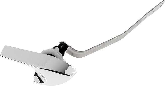 Universal Side Mount Toilet Handle Fit for Kohler 87115-CP, Left Toilet Flusher Replacement Kit Compatible with Kohler/TOTO Toilet Tank, Polish Chrome, 1-Pack