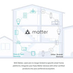 Kasa Matter Smart Dimmer Switch: Voice Control w/Siri, Alexa & Google Assistant | UL Certified | Timer & Schedule | Easy Guided Install | Neutral Wire Required | Single Pole | 2.4GHz Wi-Fi | KS225