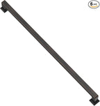 Alzassbg 6 Pack Oil Rubbed Bronze Cabinet Pulls, 15 Inch(381mm) Hole Centers Cabinet Handles Square Kitchen Hardware for Cabinets AL3046ORB