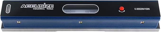 Accusize Industrial Tools 12 inch Master Precision Level in Fitted Box, Accuracy 0.0002'' /10'', S908-C687