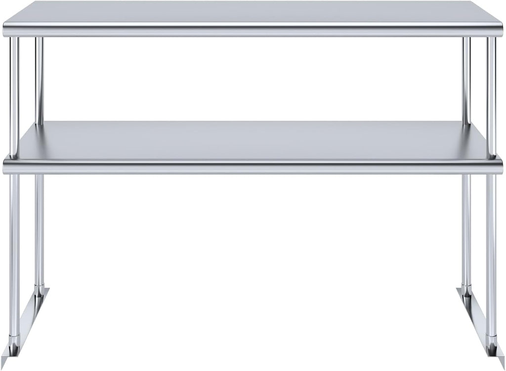 AmGood Double OverShelf Stainless Steel NSF - Many (48" Long x 14" Deep)