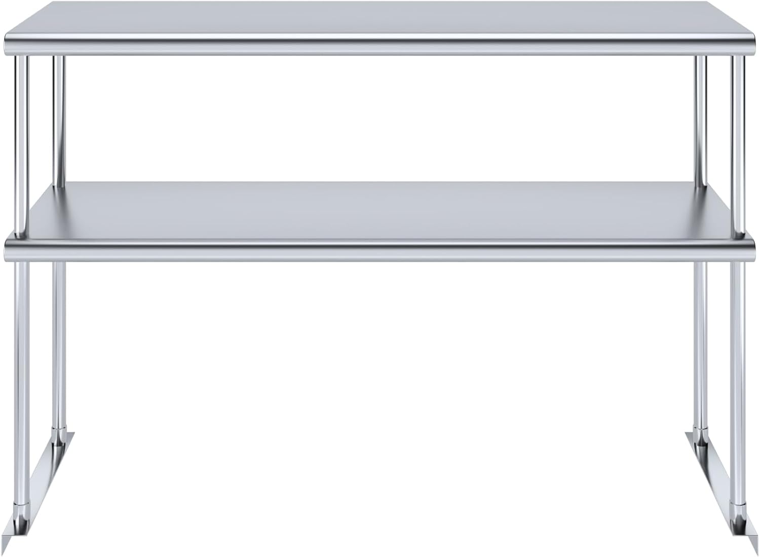 AmGood Double OverShelf Stainless Steel NSF - Many (48" Long x 14" Deep)