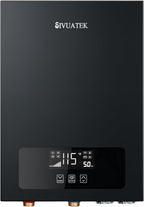 Electric Tankless Water Heater SIVUATEK 24kW, 240V - On-Demand Hot Water for Whole House - ETL Certified, Self Modulating - Compact Design for Easy Installation - for 4 Point of Use Hot Water