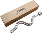 DERNORD 240V 6500W Immersion Ripple Foldback Brewing Water Tubular Heater Element with 1 Inch NPSM Thread White