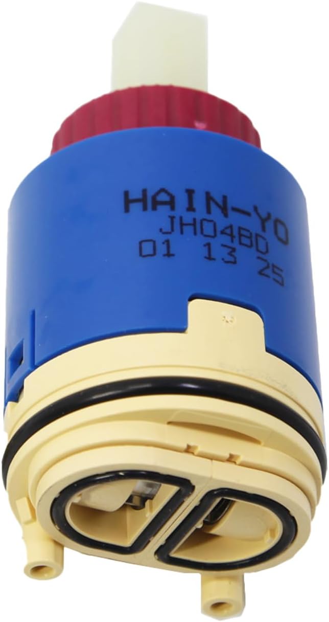Hain-Yo JH04BD OEM Single Handle Ceramic Cartridge, 40mm Replacement Part PBA039199,Belanger FC9AC01, Pressure Balance Cartridge Replacement Low Torque Structure Type