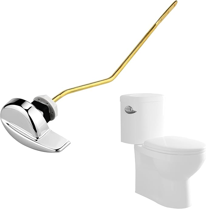 Toilet Handle Replacement Parts Kit Compatible with TOTO THU068#CP for St743S St406 St707 St454E St743E St706 Toilet Trip Lever Side Mount Toilet Flush Handle for Kohler Toilet Tank