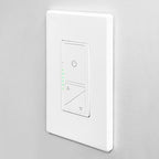 Maxxima 3-Way/Single Pole Digital Dimmer Wall Light Switch - Featuring Brightness Indicator Lights, 600 Watt, LED Compatible, Decorative Screwless White Wall Plate Cover Included