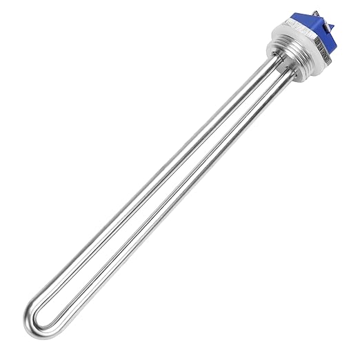 DERNORD 120V 2000W Immersion Water Heater Submersible Heating Element Heater Element with 1 Inch NPSM Fitting
